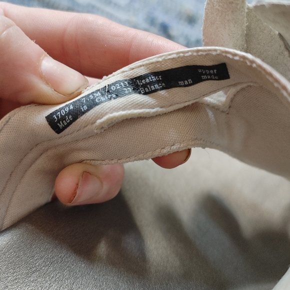 Clarks white leather micro wedge sandals with flower size 7.5 - Picture 5 of 6